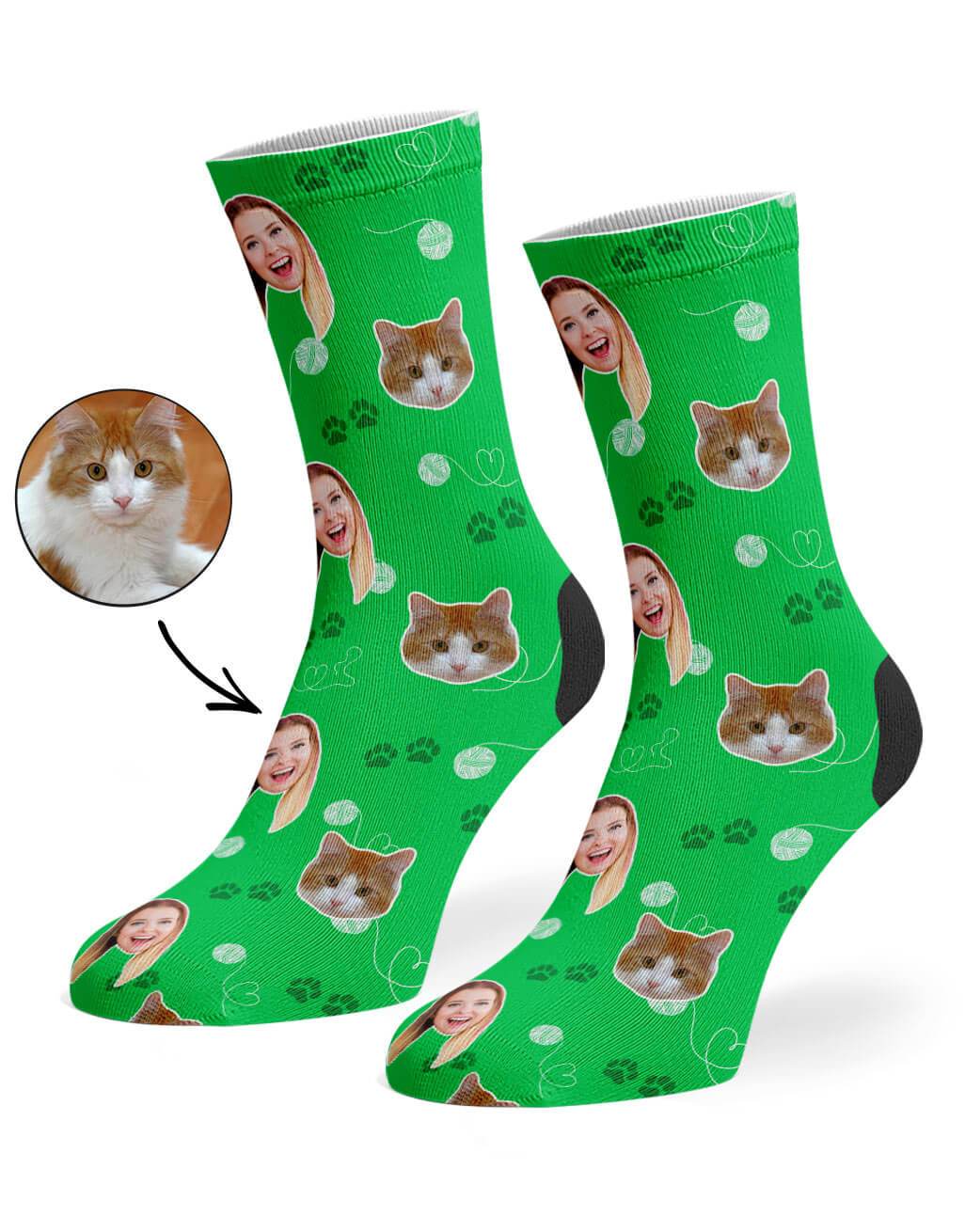 Cat & Owner Custom Socks