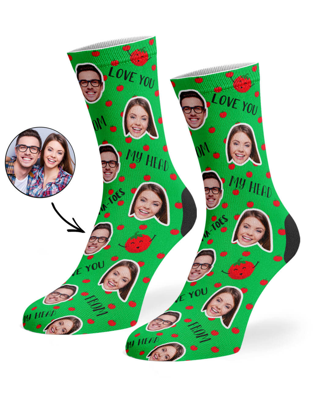Head To-Ma-Toes Custom Socks