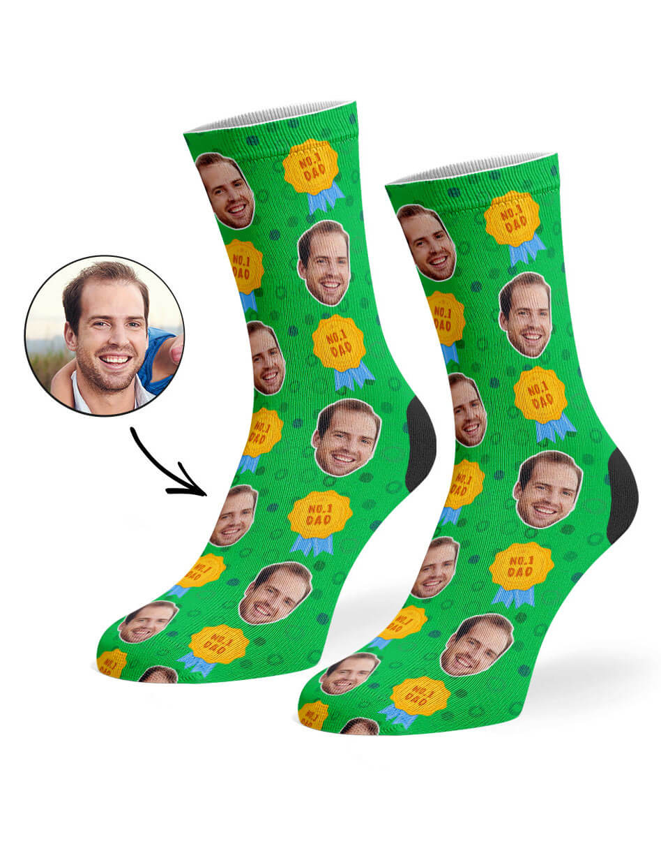 #1 Dad Custom Socks