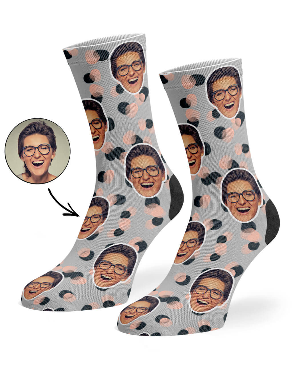 Paint Spot Custom Socks