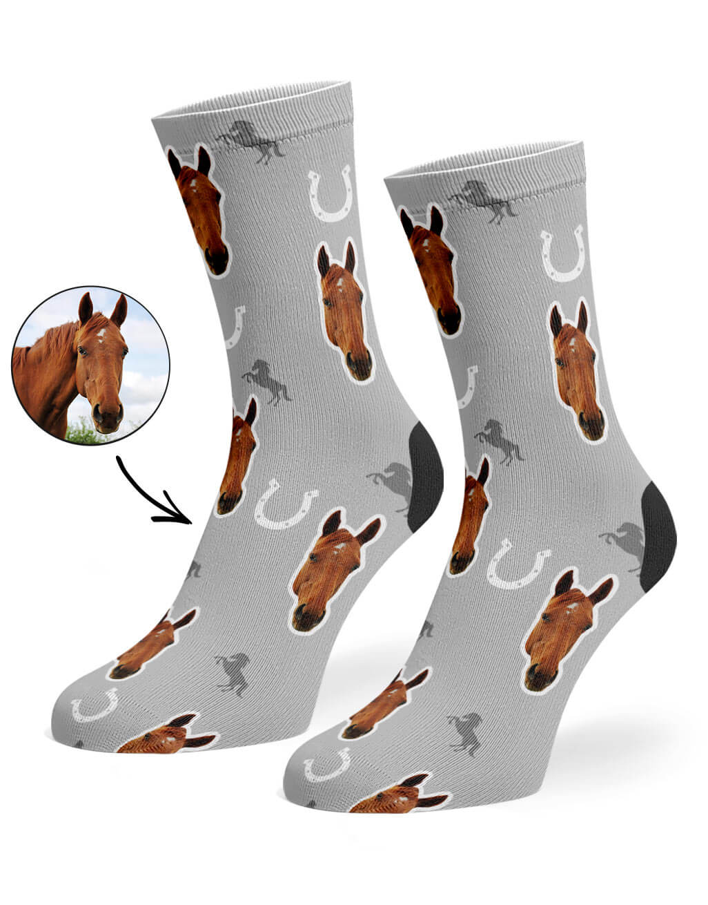 Your Horse on Custom Socks
