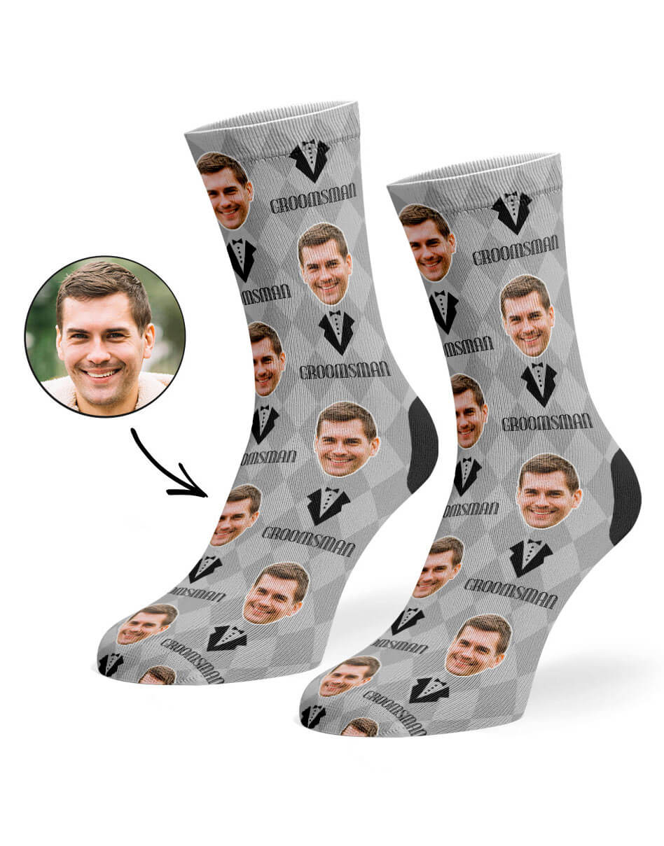 Groomsman Custom Socks