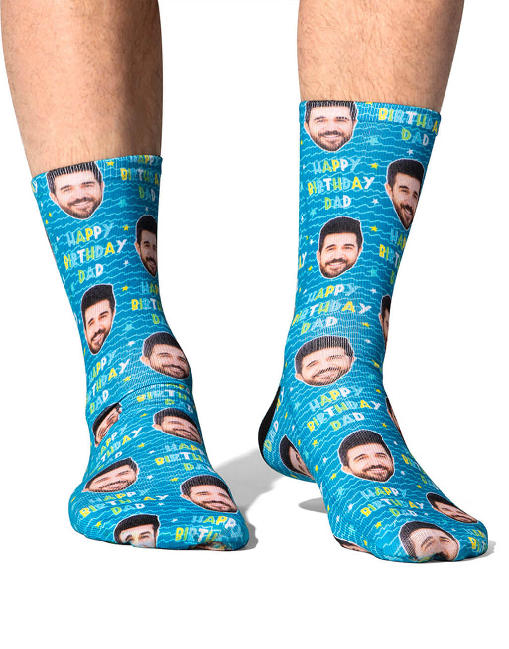 Happy Birthday Dad Custom Socks