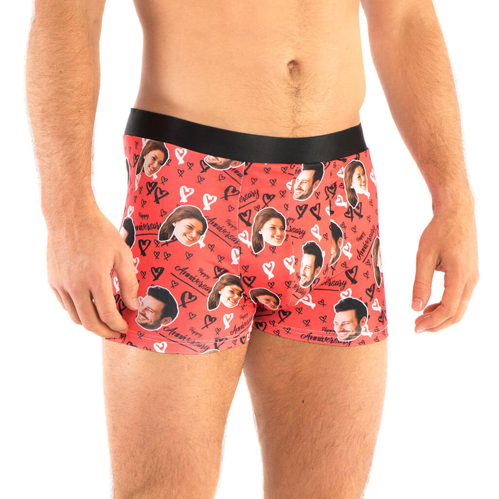 Happy Anniversary Custom Boxers