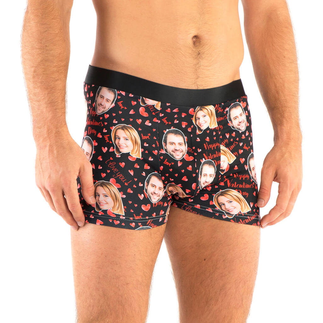 Happy Valentines Custom Boxers