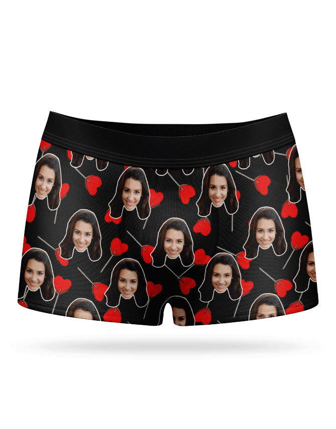 Heart Lollipops Custom Boxers