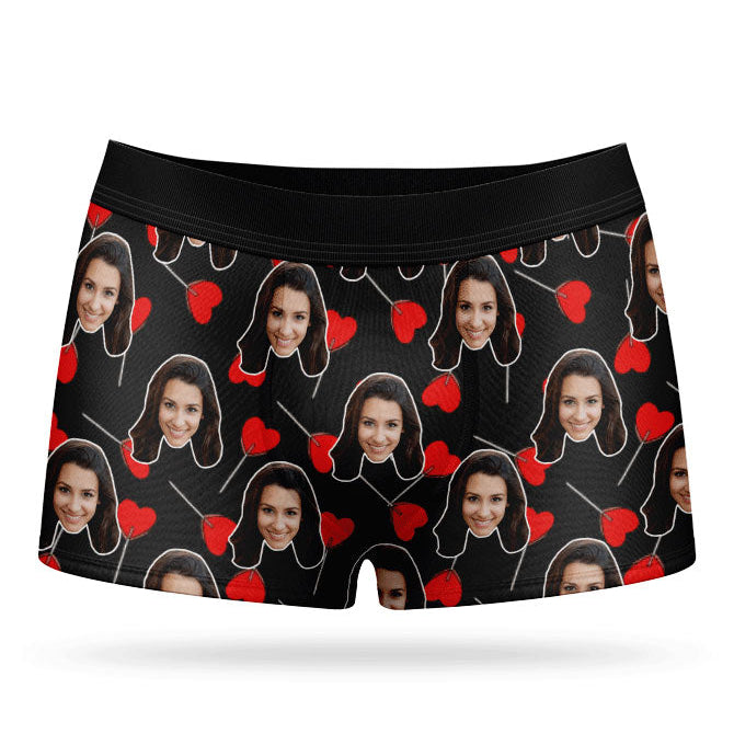 Heart Lollipops Custom Boxers