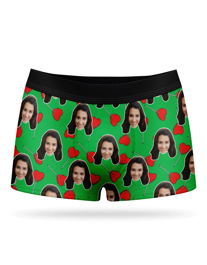 Heart Lollipops Custom Boxers