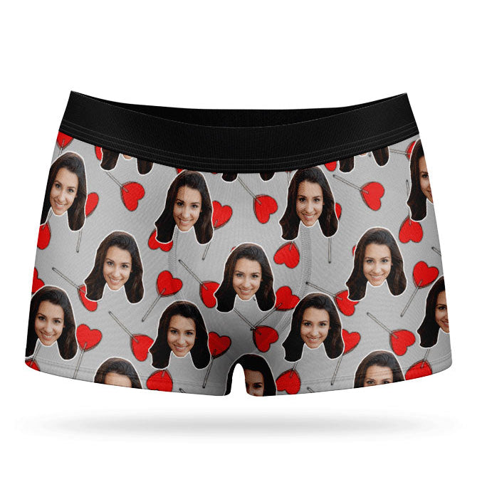 Heart Lollipops Custom Boxers