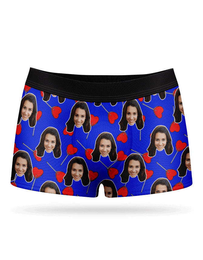 Heart Lollipops Custom Boxers