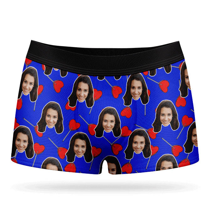 Heart Lollipops Custom Boxers