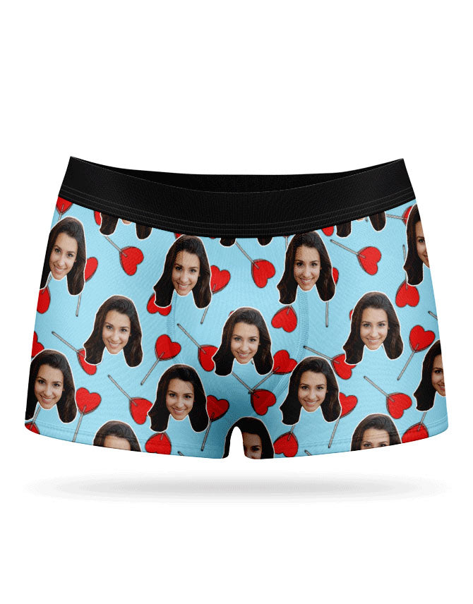 Heart Lollipops Custom Boxers