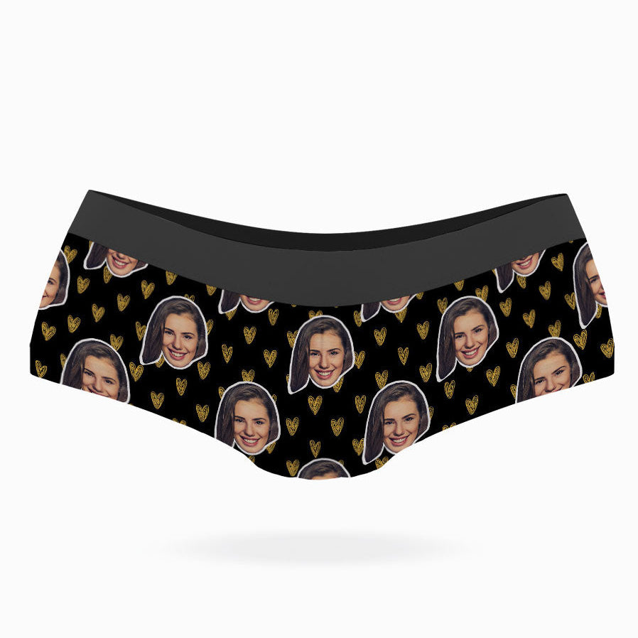 Face Hearts Custom Panties