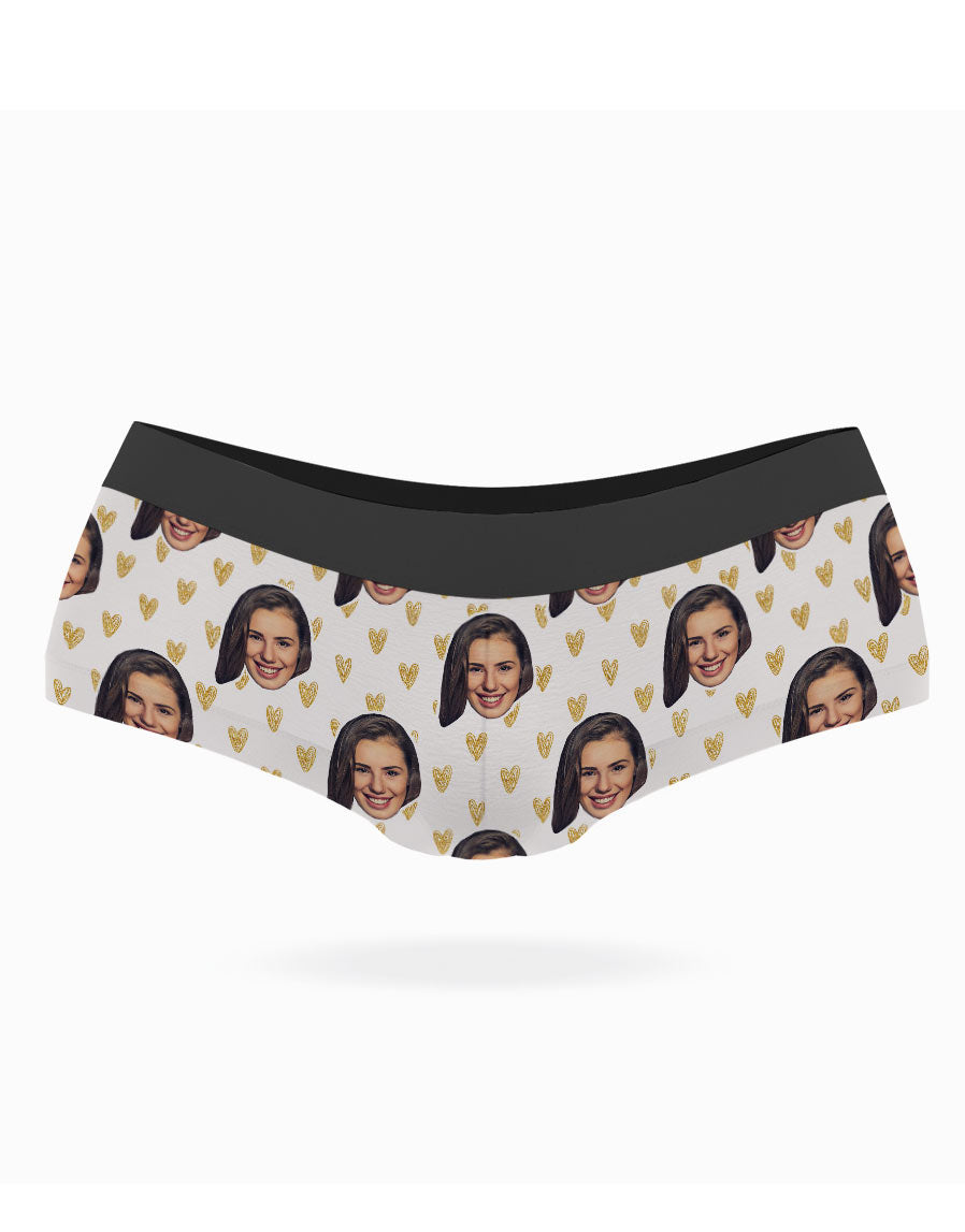 Face Hearts Custom Panties