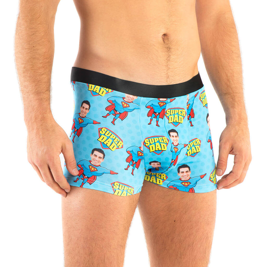 Dad Superhero Custom Boxers