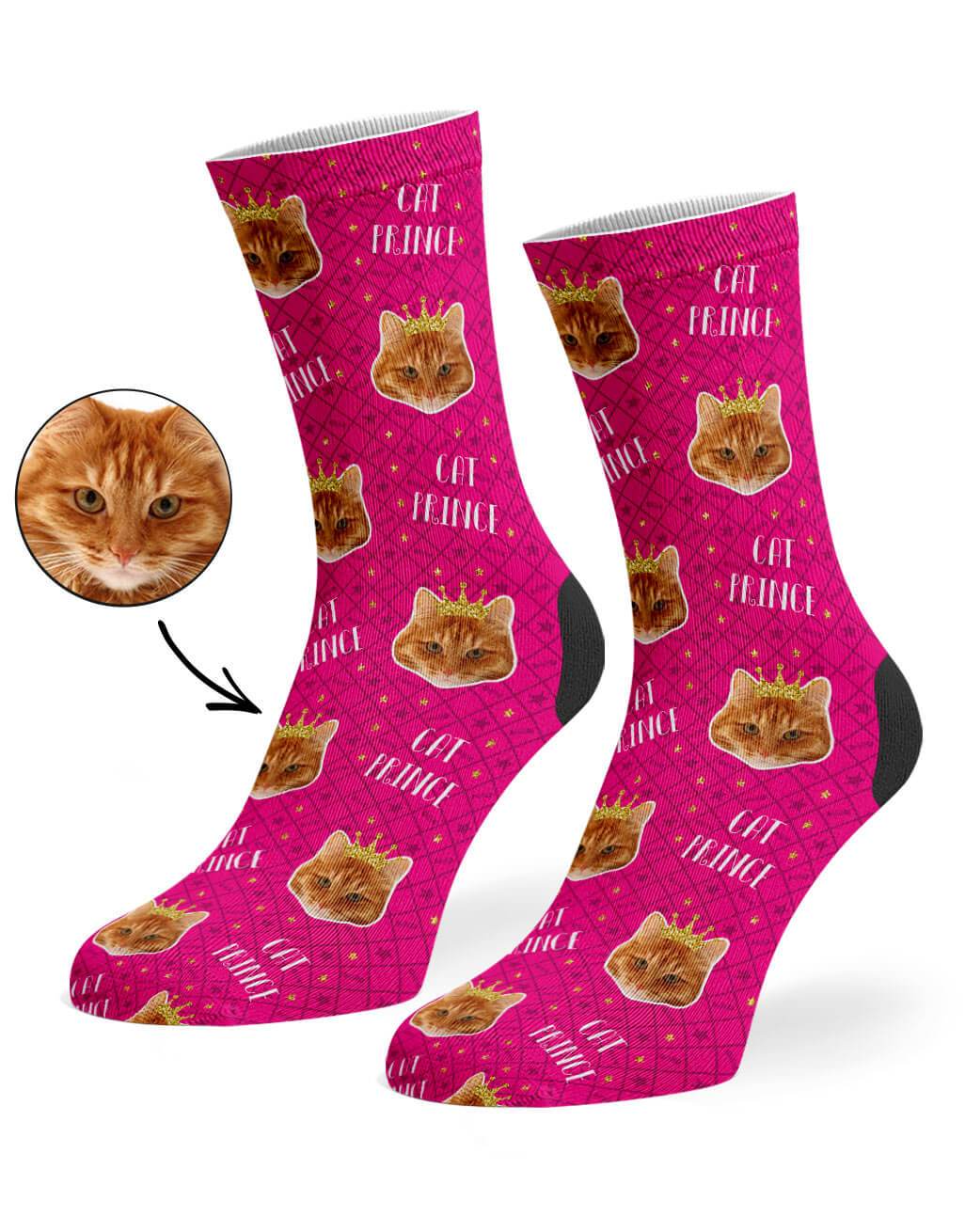 Cat Prince Custom Socks