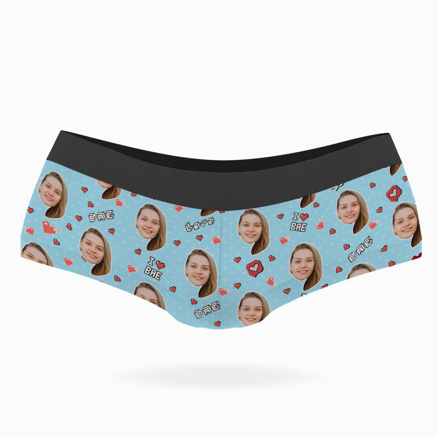 I Love Bae Custom Panties