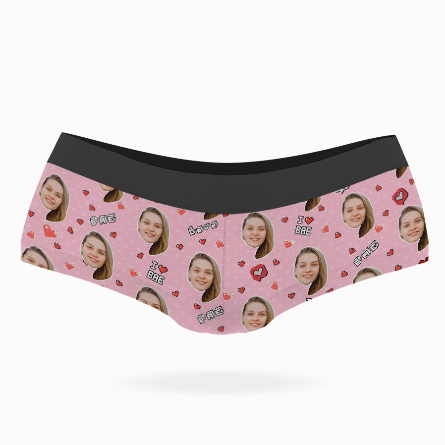 I Love Bae Custom Panties