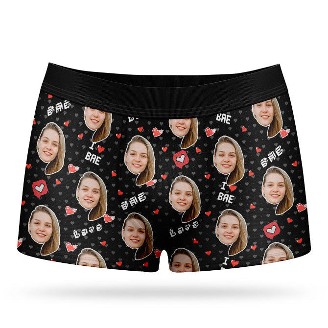 I Love Bae Custom Boxers