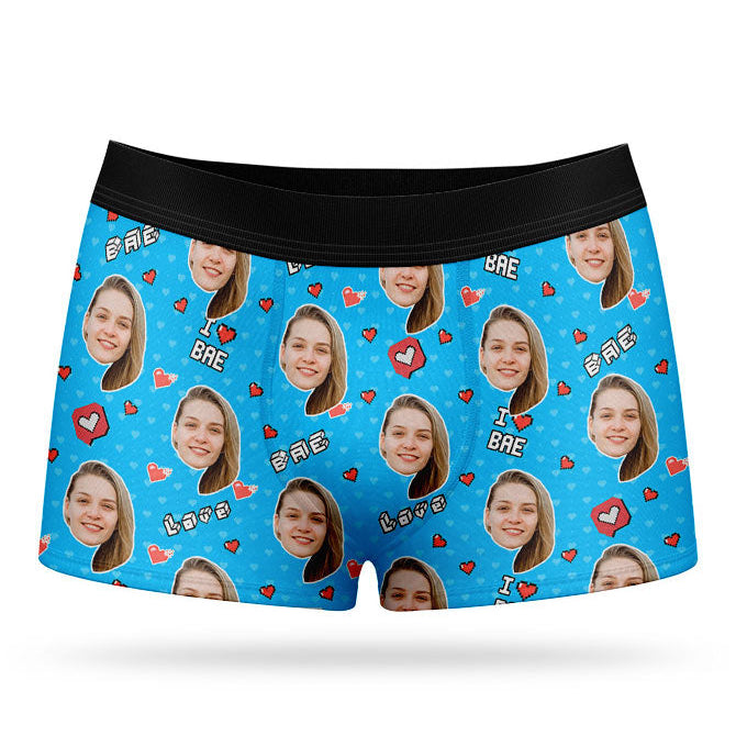 I Love Bae Custom Boxers