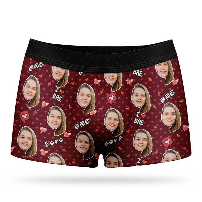 I Love Bae Custom Boxers
