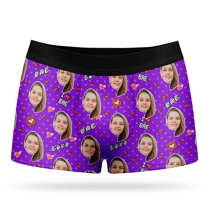 I Love Bae Custom Boxers