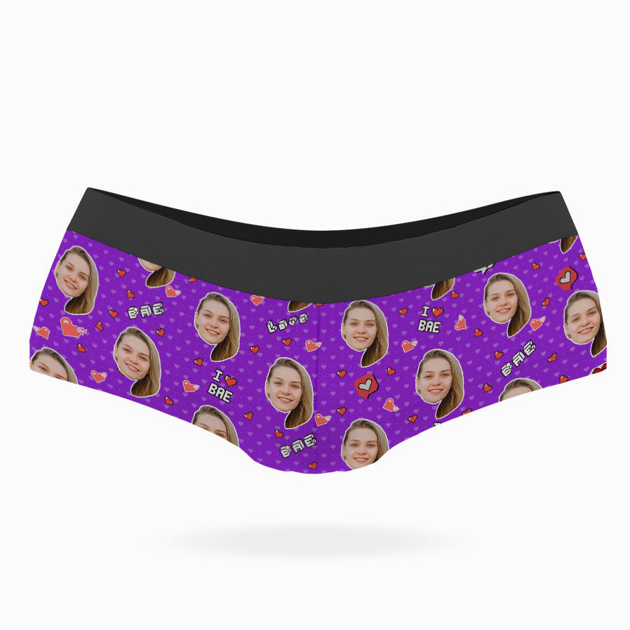 I Love Bae Custom Panties