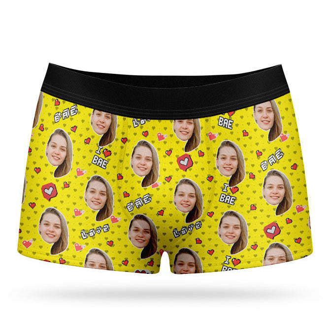 I Love Bae Custom Boxers