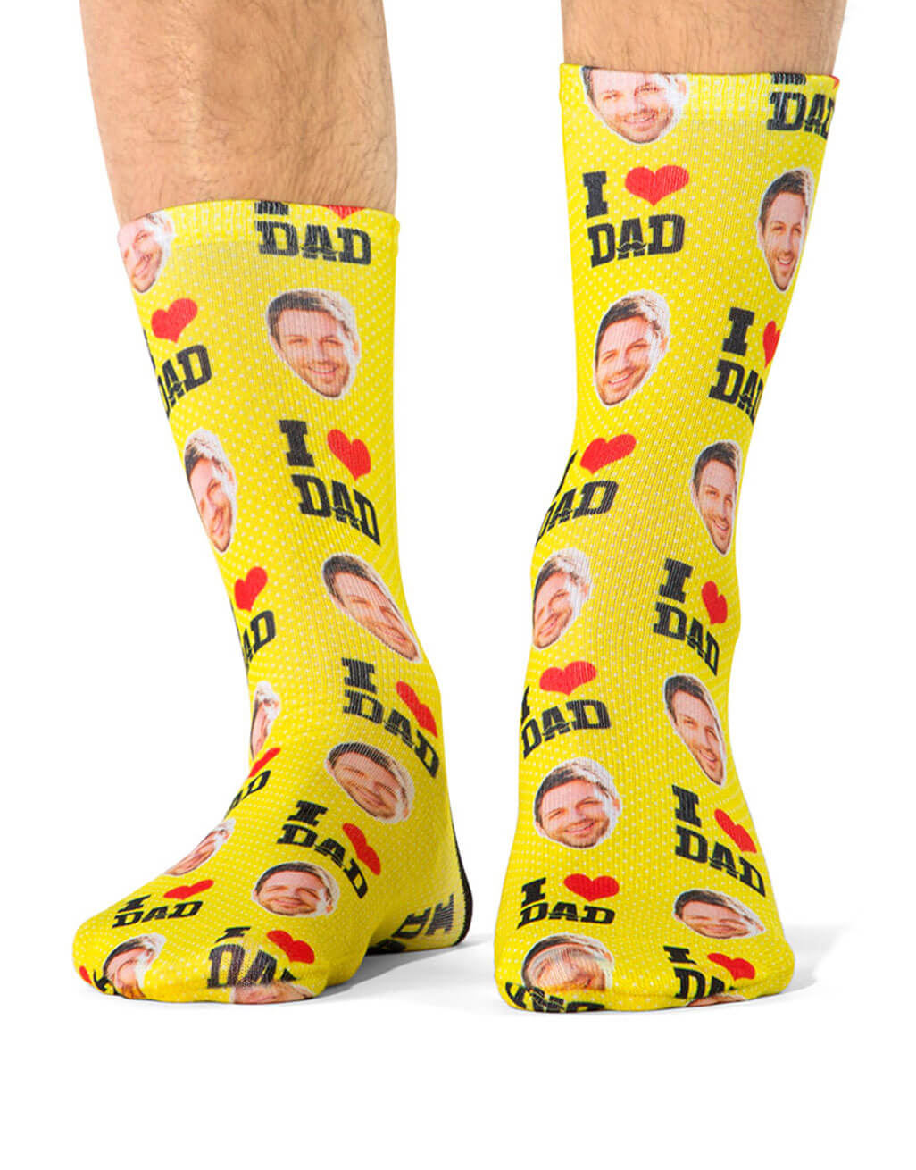 I Love Dad Custom Socks