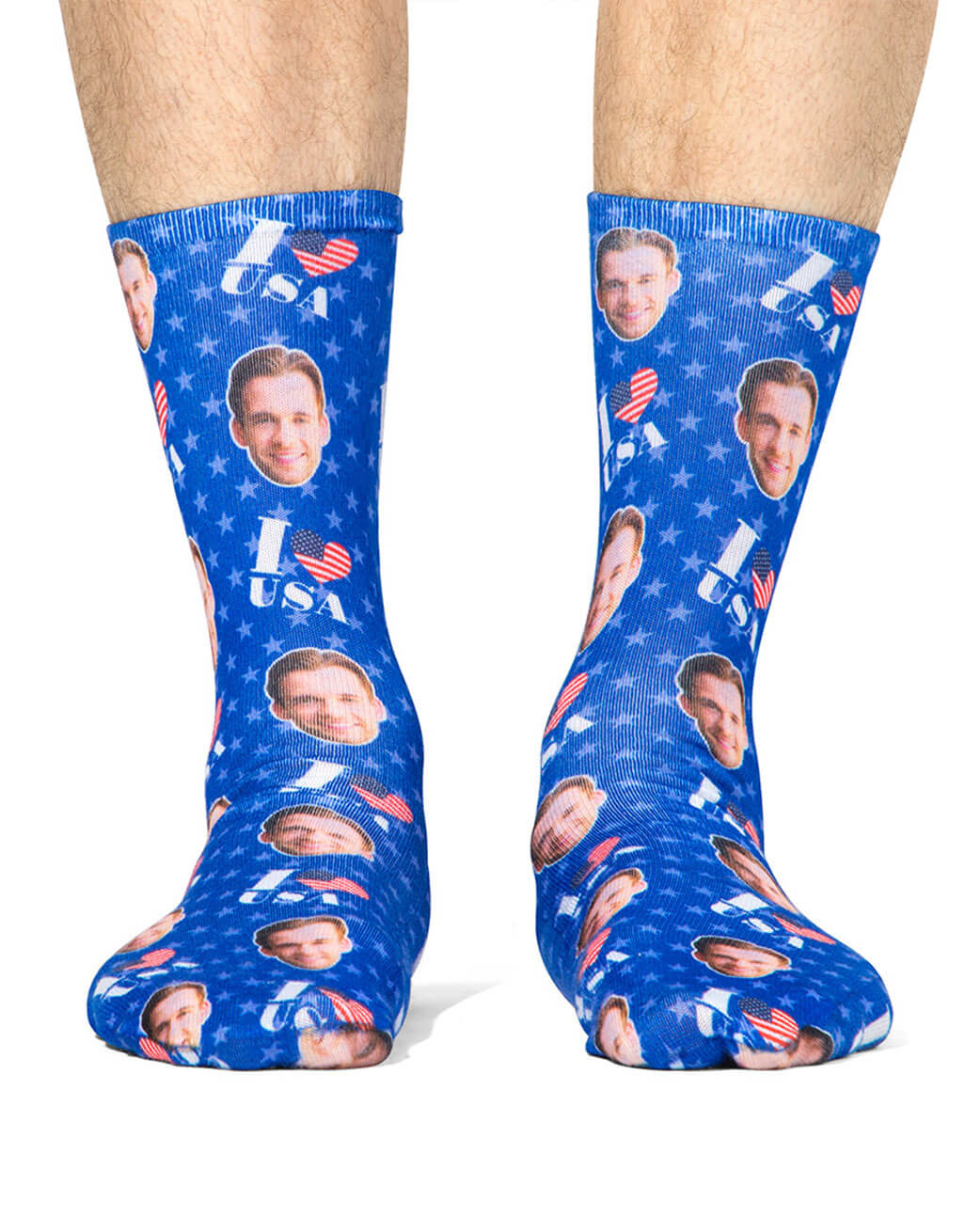 I Love USA Custom Socks