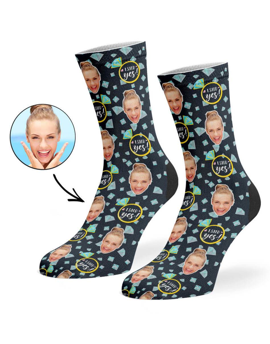 I Said Yes Custom Socks