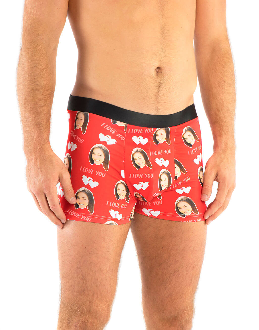 I Love you Valentines Custom Boxers