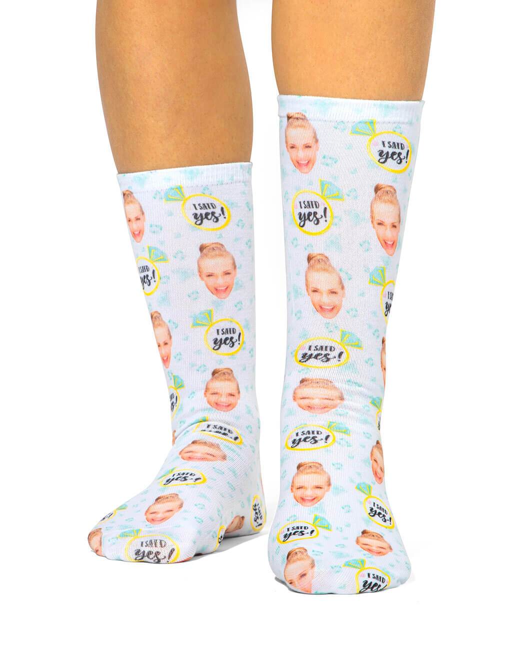 I Said Yes Custom Socks