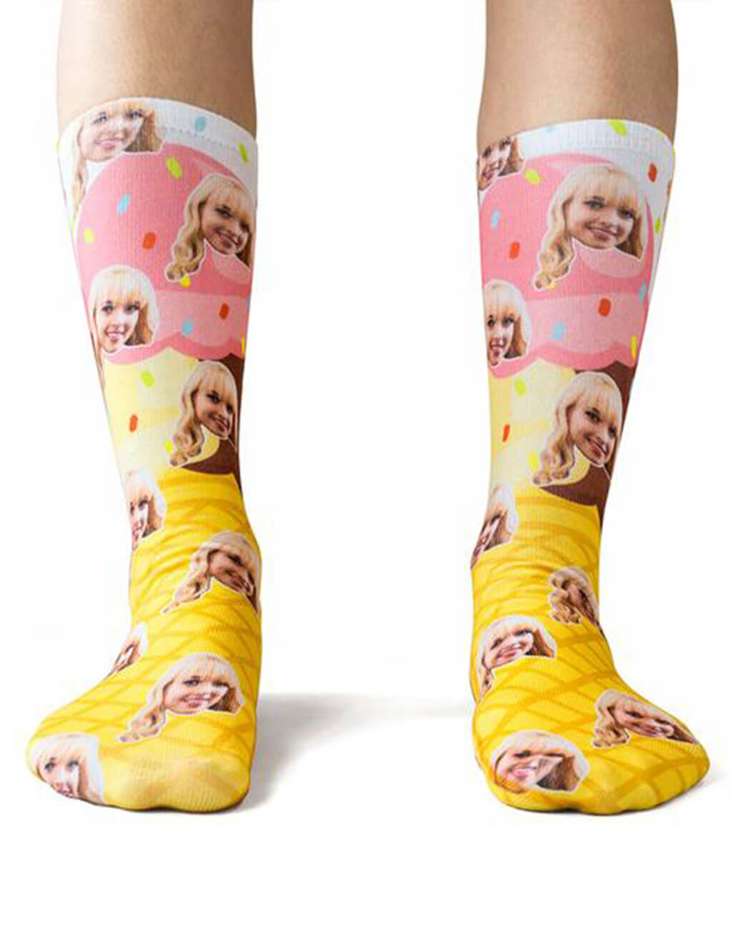 Ice Cream Custom Socks