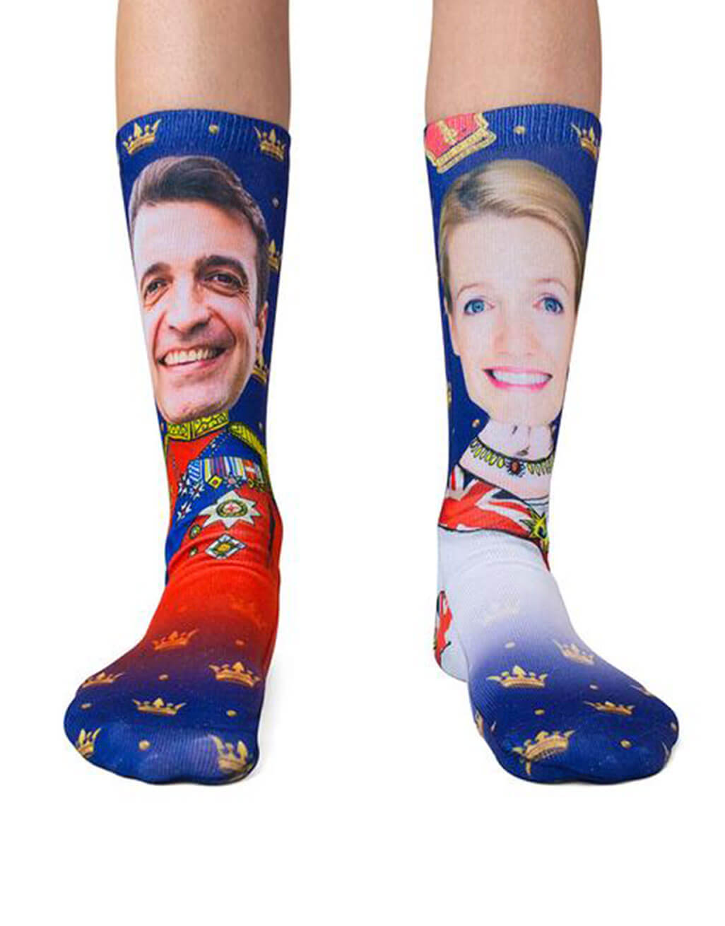 King & Queen Me Custom Socks