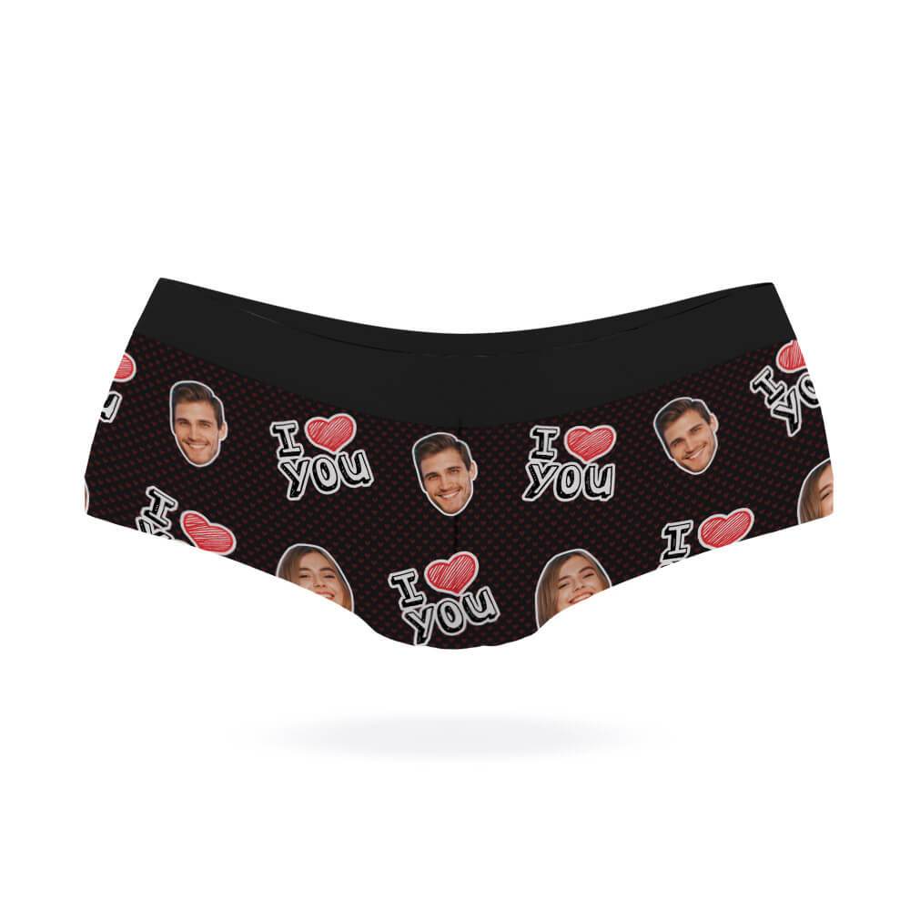 I Heart You Custom Panties