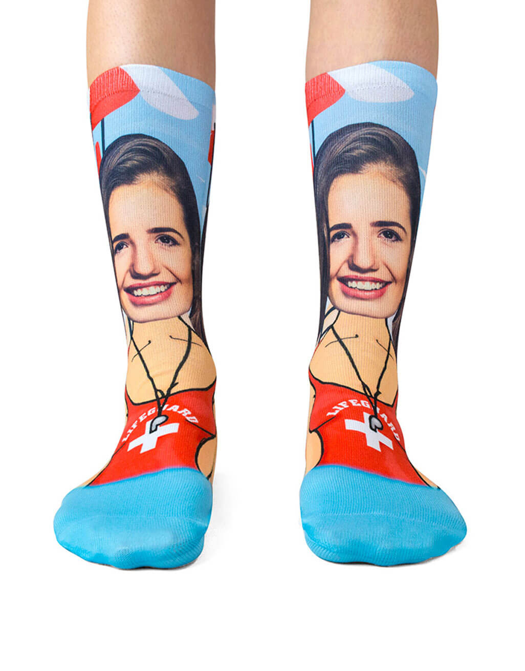 Lifeguard Lady Custom Socks