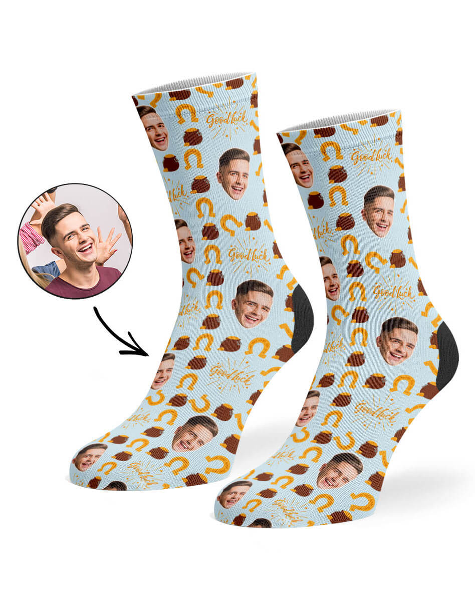 Lucky Horseshoe Custom Socks