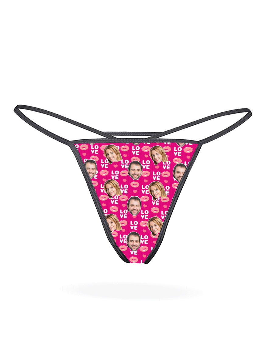 Love Lips Custom Thong