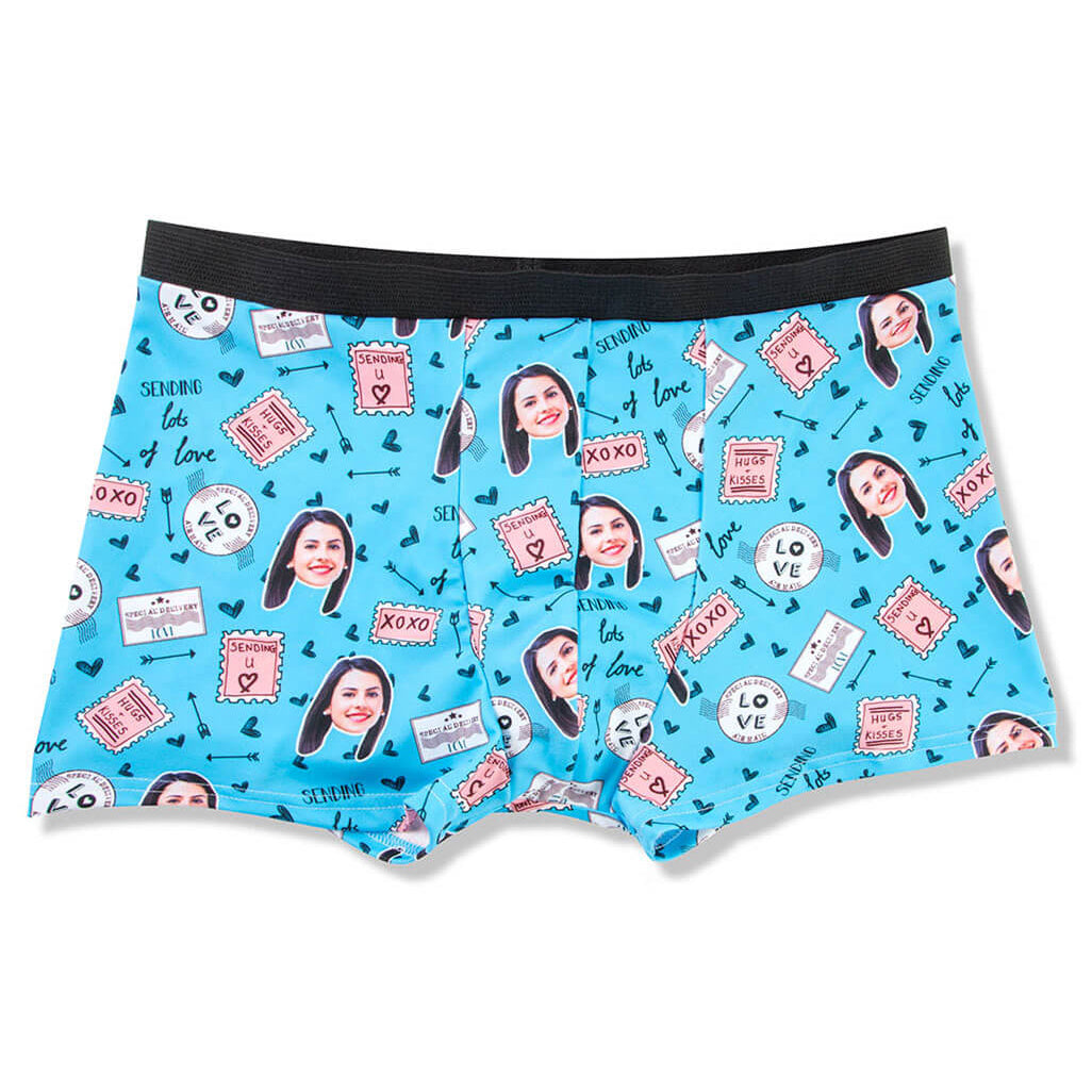 Love Stamps Custom Boxers