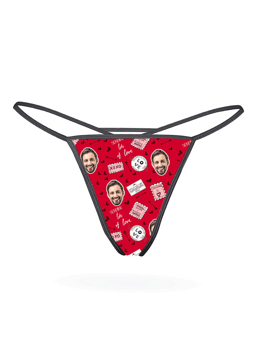Love Stamps Custom Thong