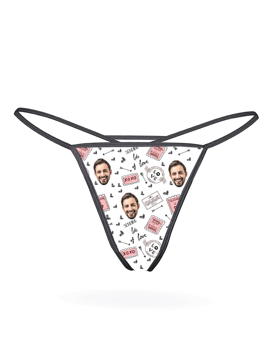 Love Stamps Custom Thong