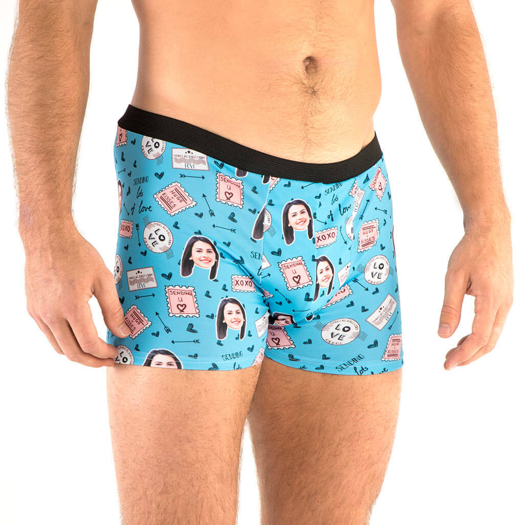Love Stamps Custom Boxers