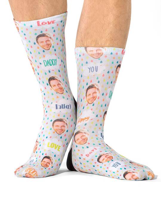 Love You Daddy Custom Socks
