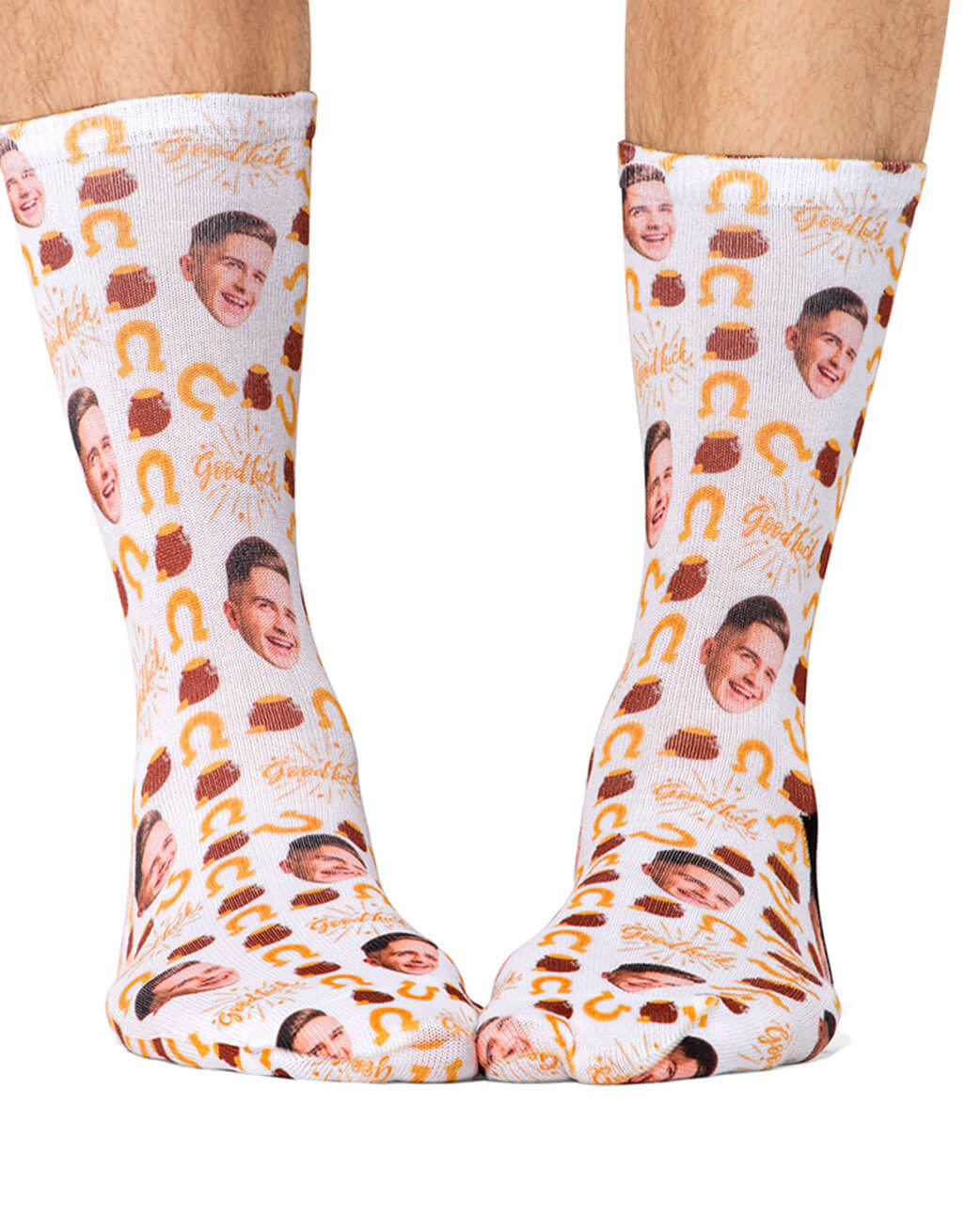 Lucky Horseshoe Custom Socks