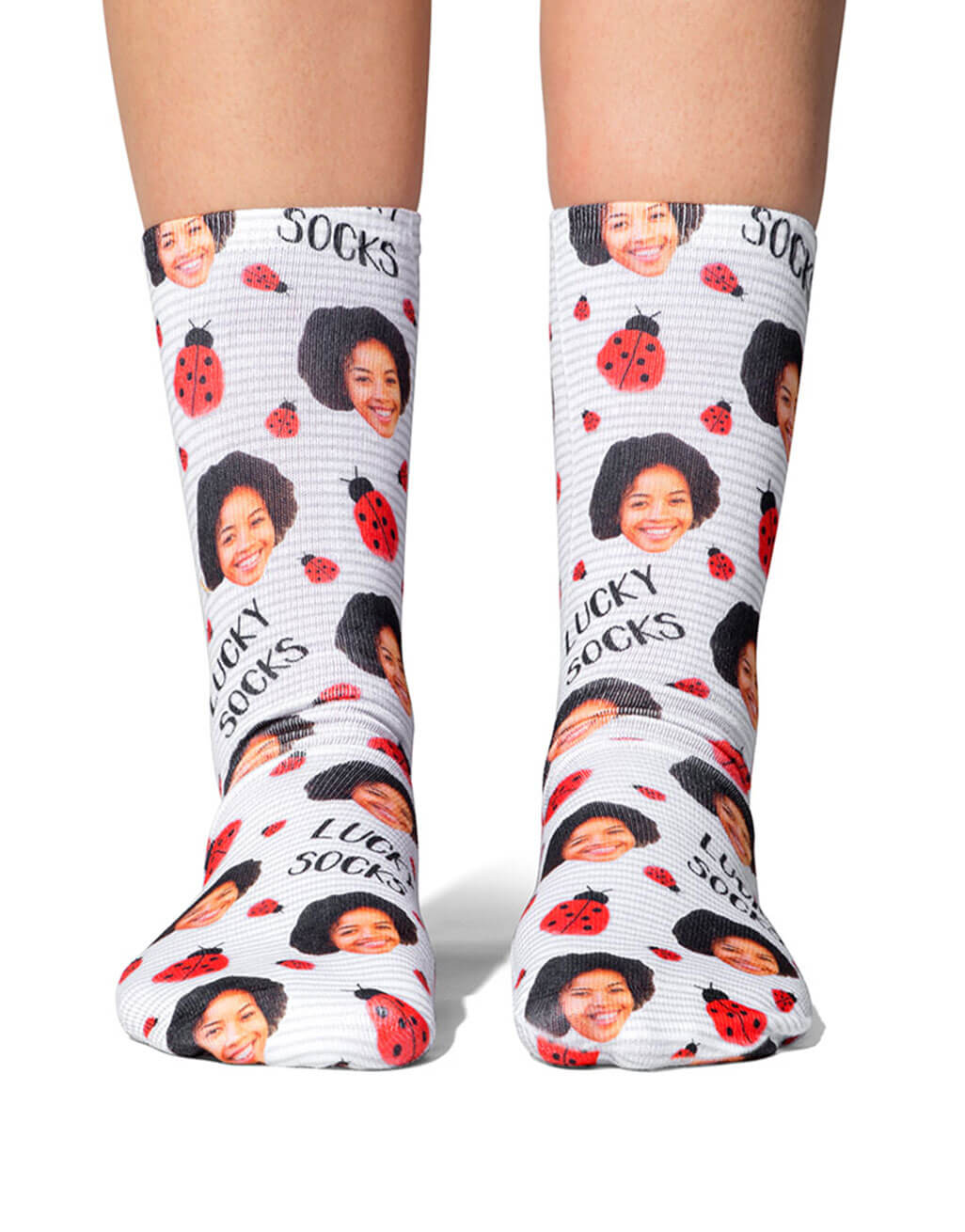 Lucky Ladybird Custom Socks