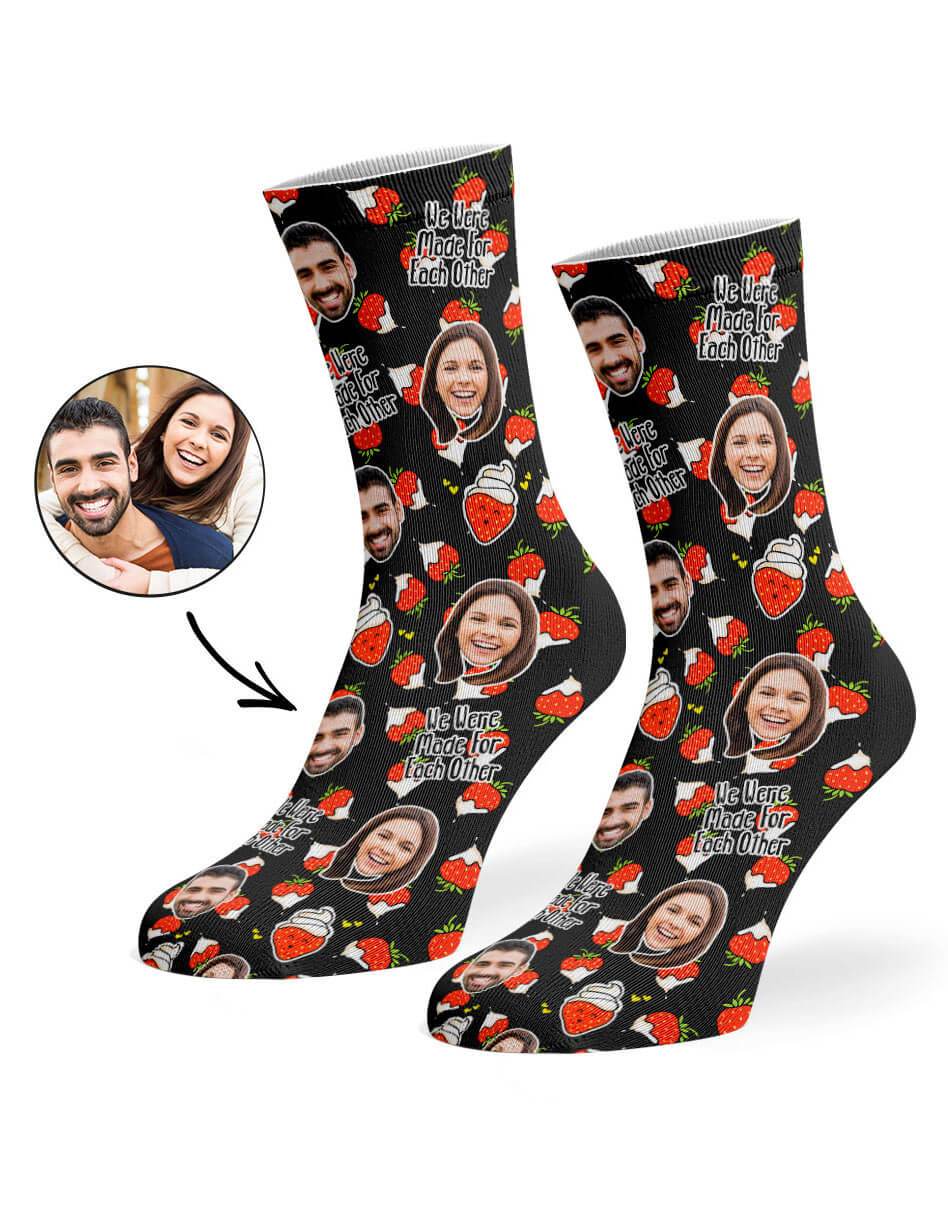 Made For Each Other Custom Socks