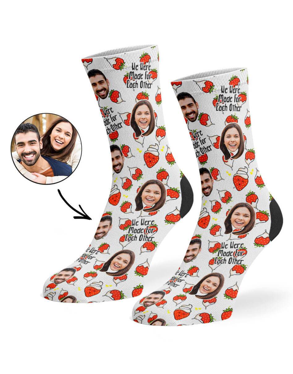 Made For Each Other Custom Socks