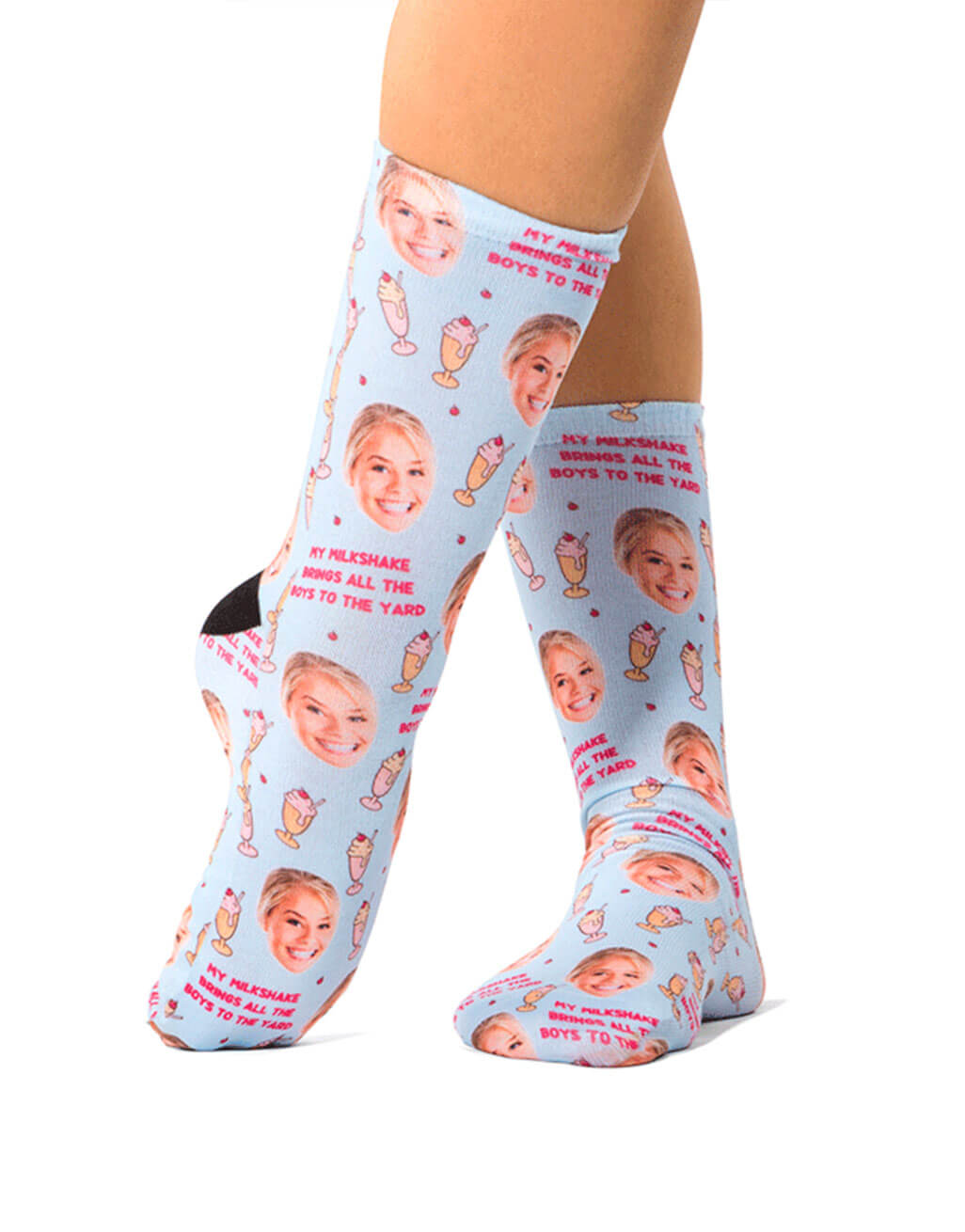 Milkshake To The Yard Custom Socks