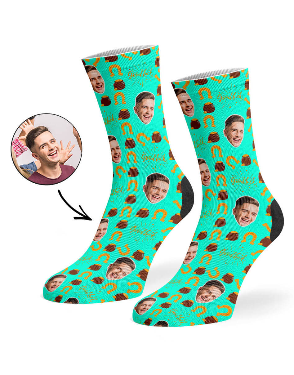 Lucky Horseshoe Custom Socks